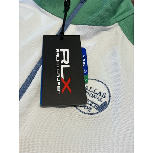 RLX Ralph Lauren Golf Polo Womens Size M White Sleeveless Shirt National Dallas - Picture 12 of 16